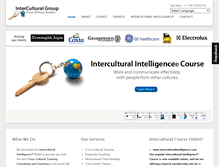 Tablet Screenshot of interculturalgroup.com